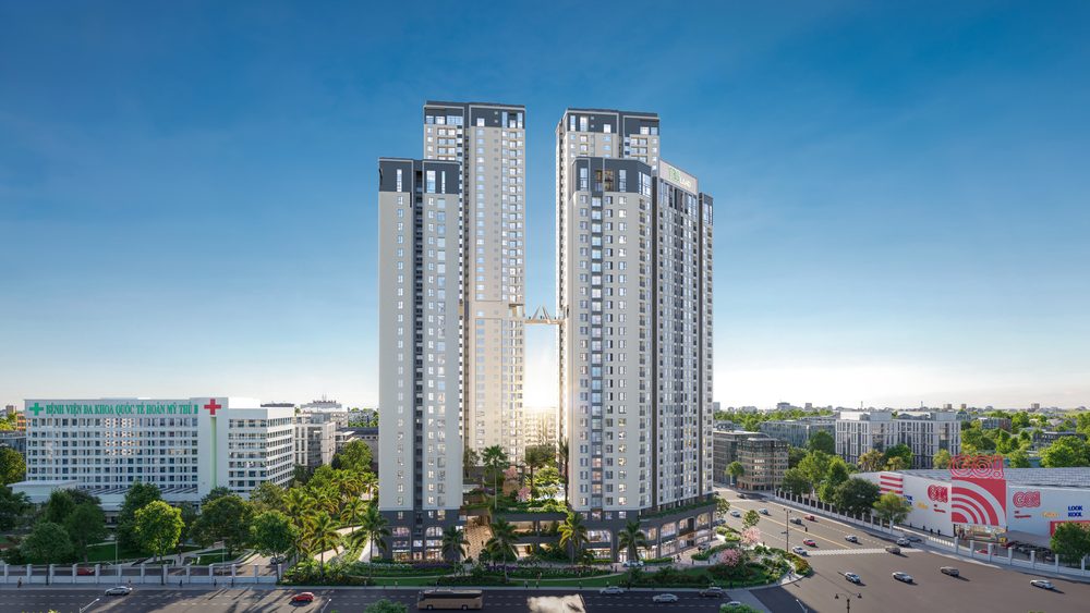 Phối cảnh Green Skyline nhìn từ QL 1K